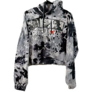 Chemistry Black and White Tie-Dye Hoodie